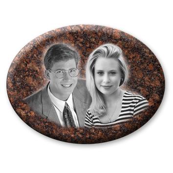 Имитация гравировки 144БГ, двойной портрет 144БГ