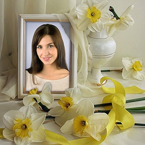 Художественная композиция: имитация камня, портрет 74