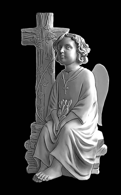 Ангел на памятник 128