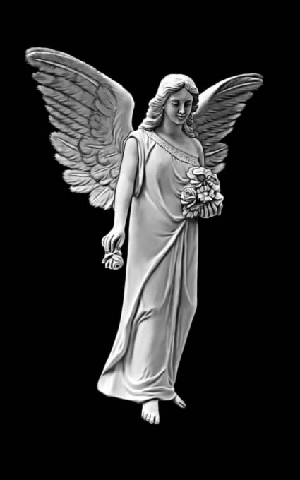 Ангел на памятник 384