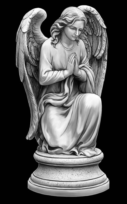 Ангел на памятник 55