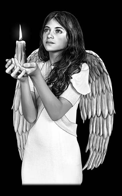 Ангел на памятник 123