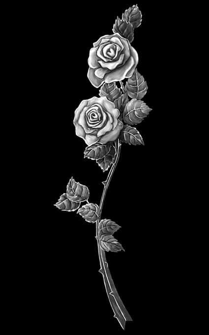 Цветы на памятник 028