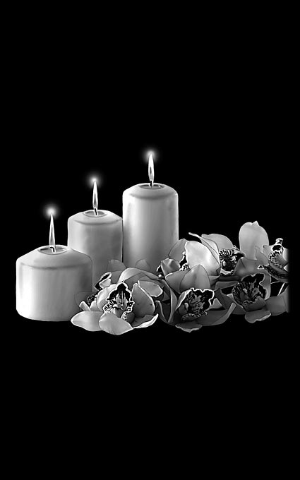 Свеча на памятник 160