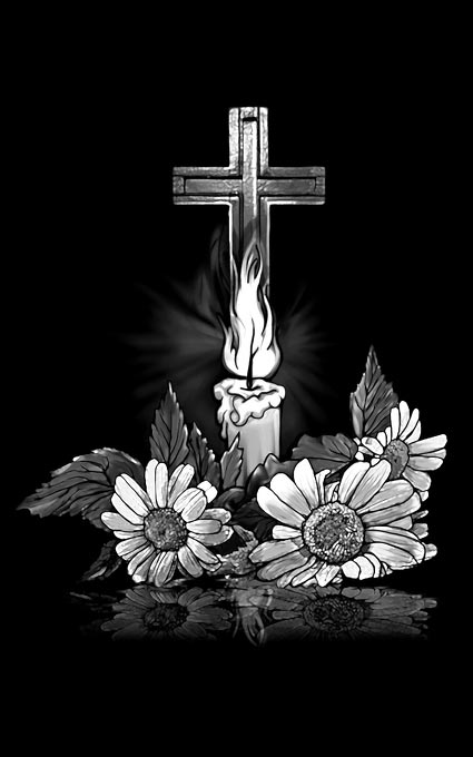 Свеча на памятник 86