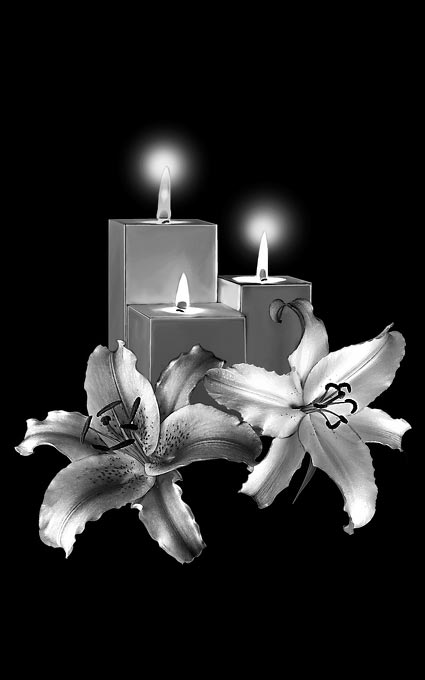 Свеча на памятник 9