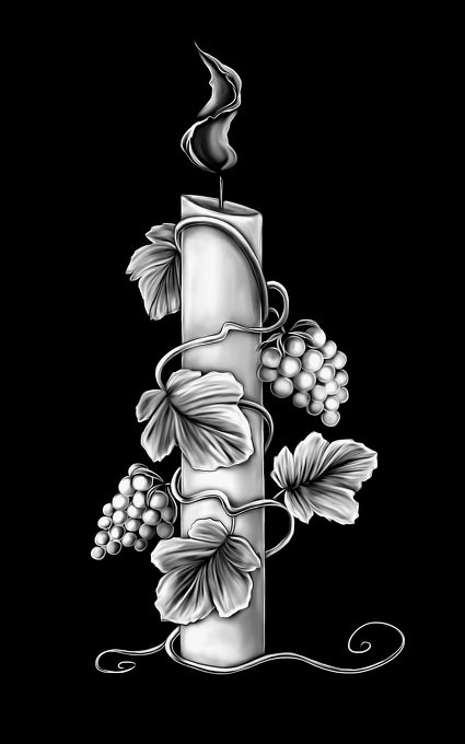 Свеча на памятник 117