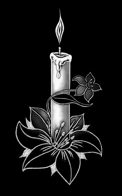 Свеча на памятник 128