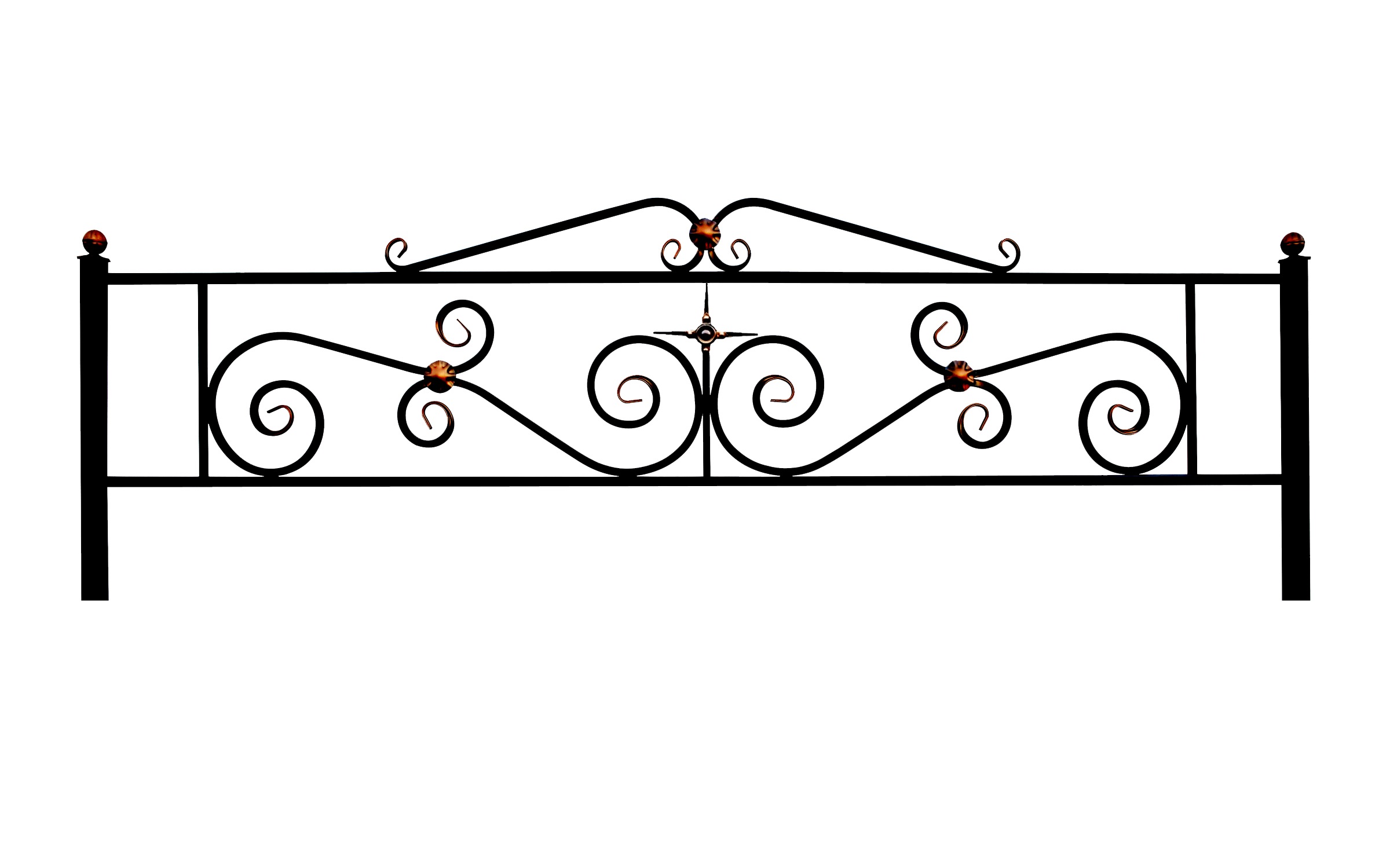 Ограда Паллада с навершием
